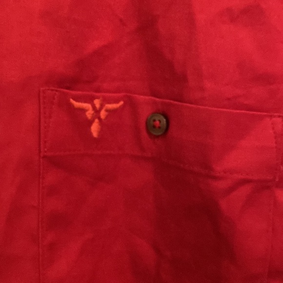 NWT Wrangler 20x Competition Advanced Comfort Button Down Burgundy Longsleeve L - Picture 7 of 9